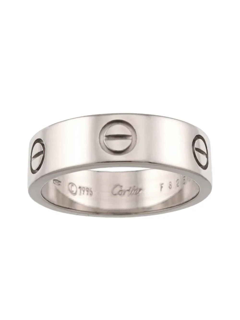 Cartier Love 59 Ring 18k WG White Gold 750
